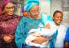 Nigeria's First Lady, Oluremi Tinubu, greeted the first baby born in Abuja in 2024 on January 1